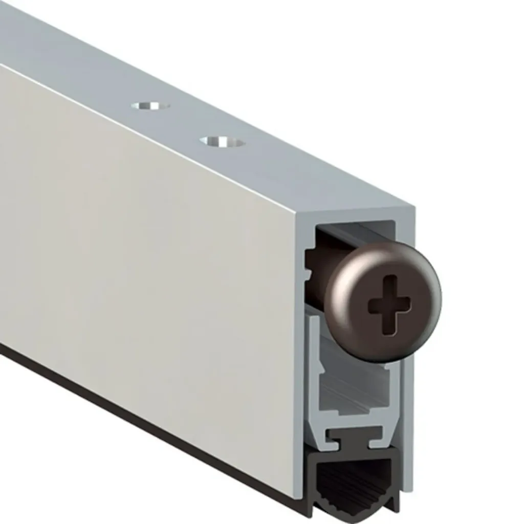 420 Aluminum threshold with rubber insert 103-83 cm